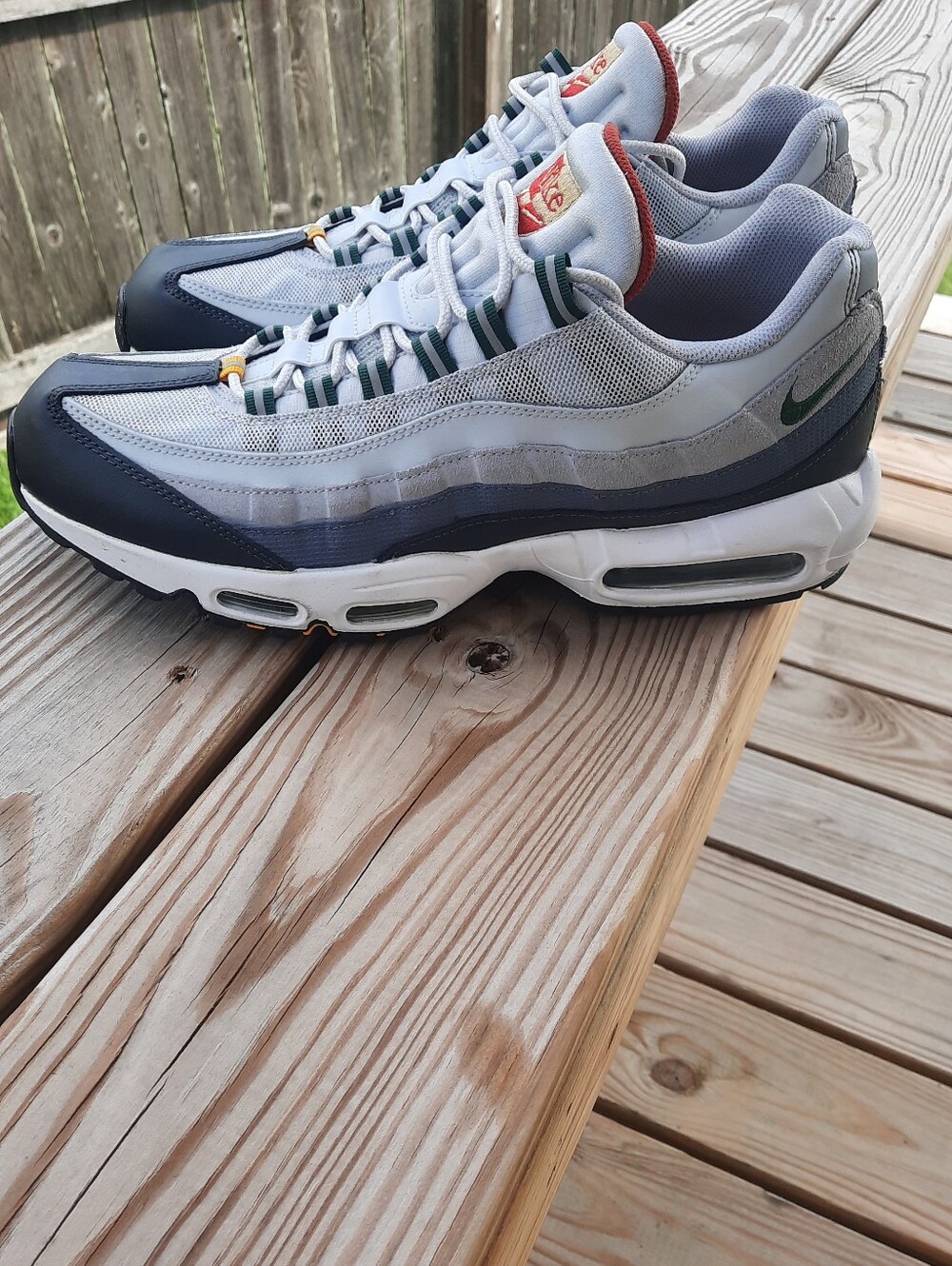 Nike Air Max 95 Mens Grey/White/ Running Shoes Size 13